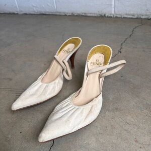 FENDI Slingback Heels
